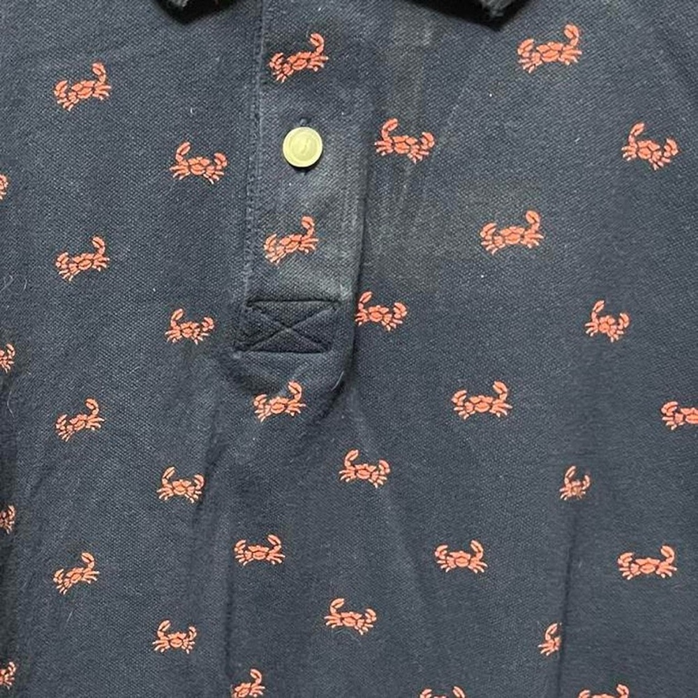 graphic all over pattern AOP short sleeve collard work tailored fit polo shirt - Picture 2 of 4